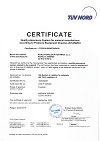 Certifikovaný systém výrobce výkovku dle PED 2014/68/EU